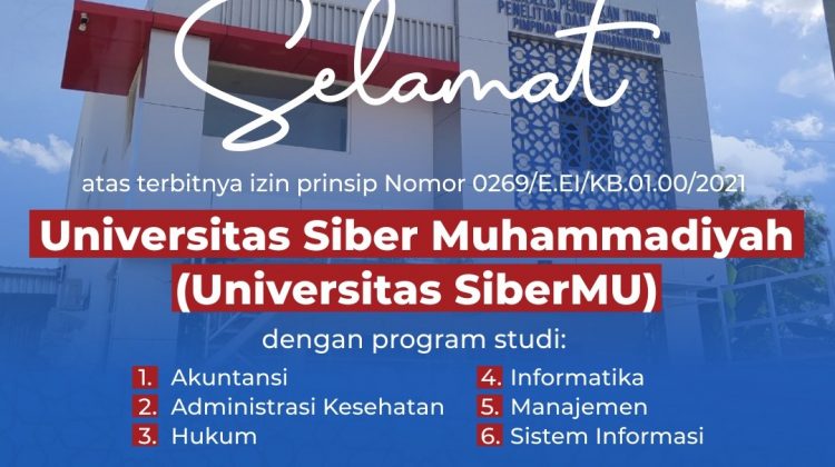 Izin Prinsip Universitas Siber Muhammadiyah Terbit