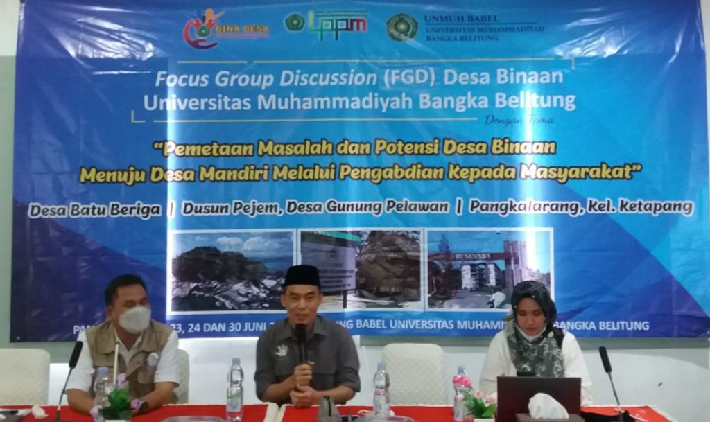 Desa Batu Beriga Menjadi Lokasi Pengabdian Unmuh Bangka Belitung