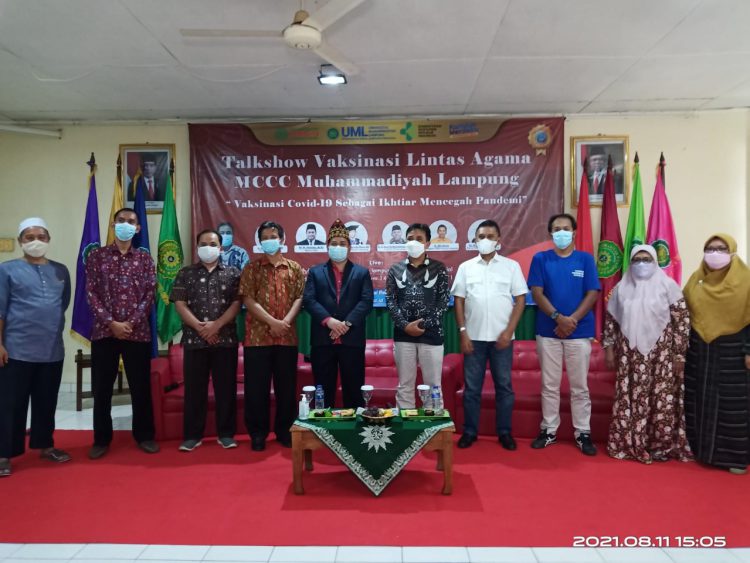 UM Lampung Gandeng MCCC adakan Vaksinasi Lintas Agama