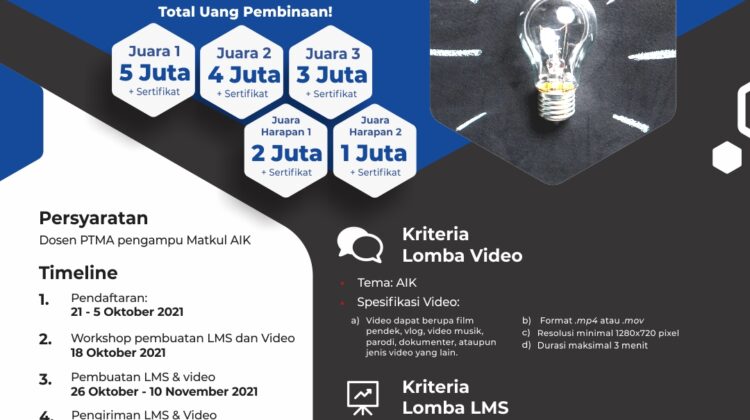 Video-Making Contest and Modul Writing Competition of Islamic and Muhammadiyah Studies (AIK) Learning in Learning Management System (LMS) based