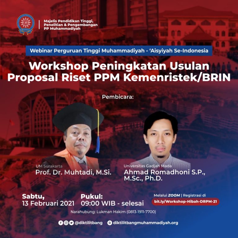 Workshop of Research Proposal for PTMA
