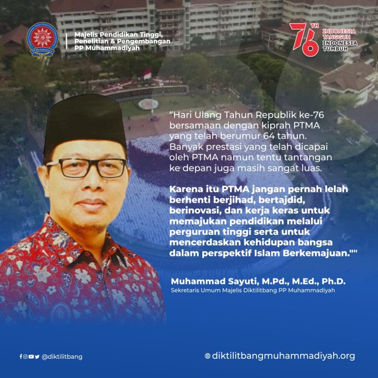 Independence Day Encourages MHEIs Improving Indonesia Education