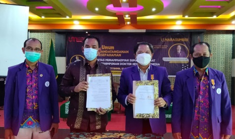 UM Sumatera Barat and PDHI Signed MoU Establishing Veterinary Medicine Faculty