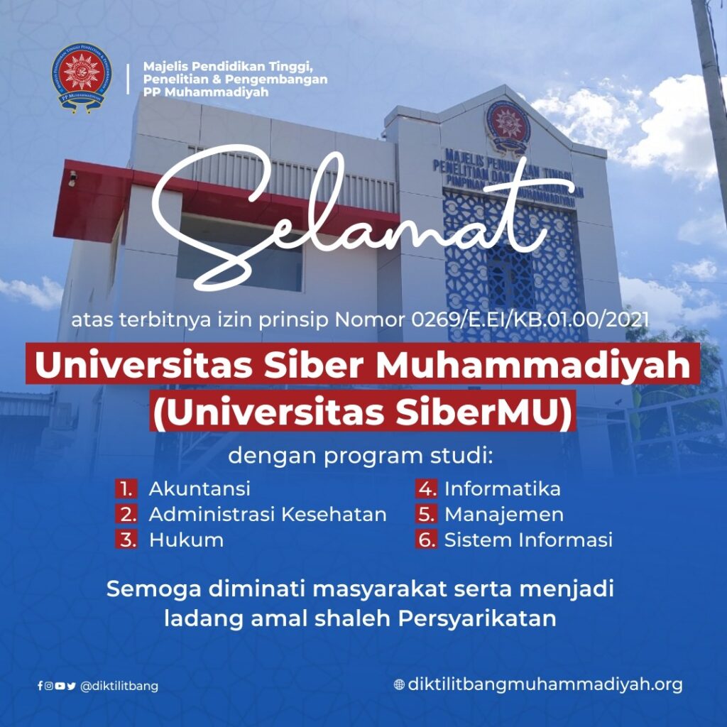 Principle Permit of Muhammadiyah Cyber ​​University is Issued