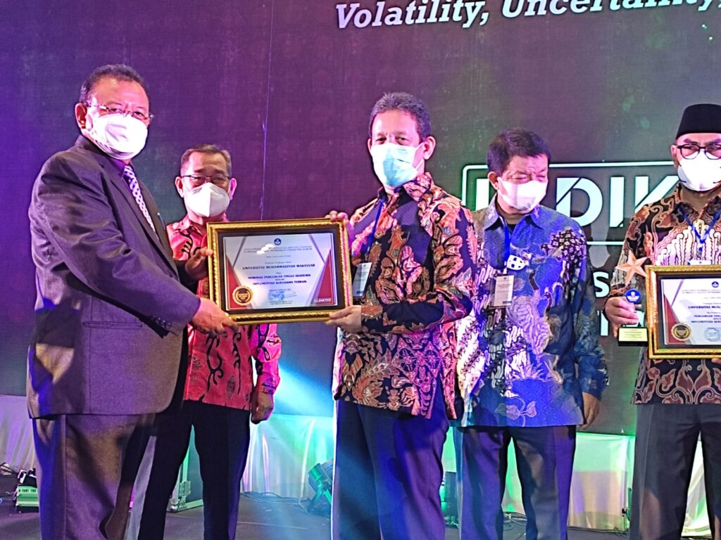 Unismuh Makassar Achieved LLDikti9 Awards
