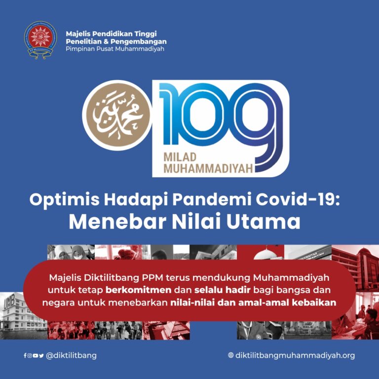 109th-Anniversary Commemoration, Muhammadiyah Council for Higher Education, Research, and Development Continues To Support Muhammadiyah Movement