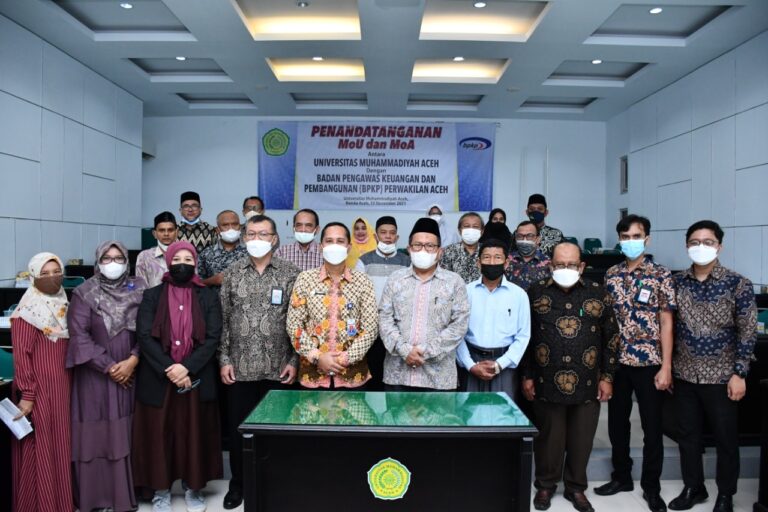 Unmuha Signed MoU with Aceh Financial and Development Supervisory Board