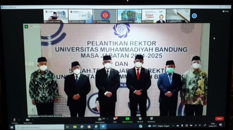 Prof Herry Suhardiyanto Officially Serves As UM Bandung Rector