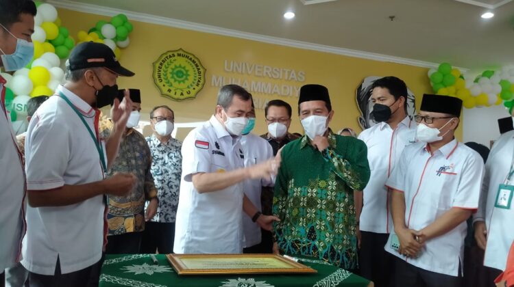 Gubernur Riau dan Rektor Umri Launching PMB dan Resmikan Kantor Layanan LazisMu
