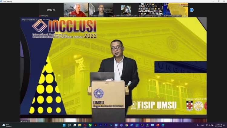 FISIP UMSU Gelar Konferensi Internasional INCCLUSI