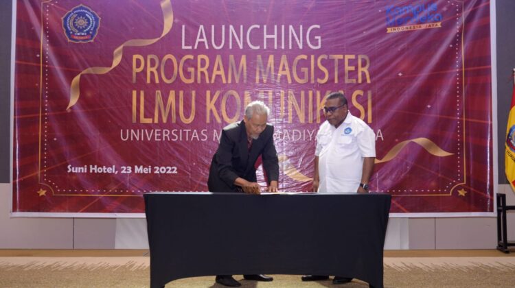 UM Papua Resmikan Program Magister Ilmu Komunikasi Pertama di Papua