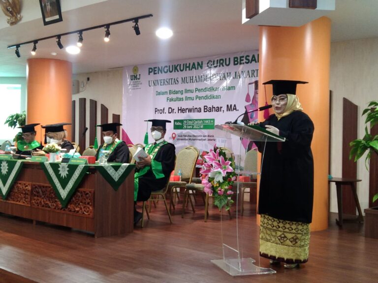 UM Jakarta First Professor Inauguration for Education Faculty