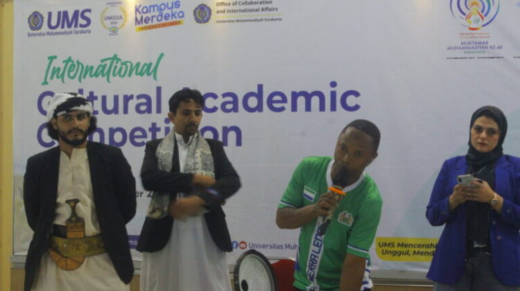UMS Bureau of Collaboration and International Affairs Held International Cultural Academic Competition