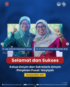 Congratulations to the Chairman and Secretary-General of Muhammadiyah and ‘Aisyiyah2