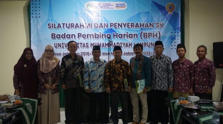 UM Lampung Daily Advisory Board Handover Procession