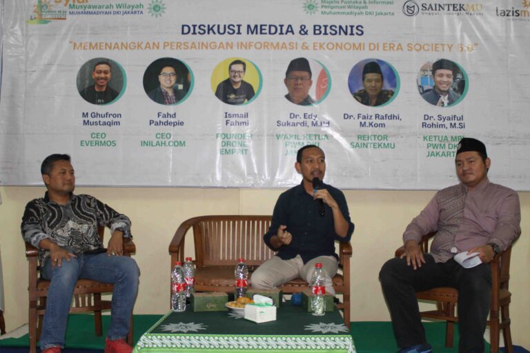 Media and Business Discussion of Saintekmu on Musywil DKI Jakarta